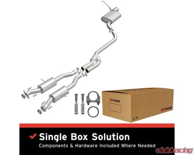 BRExhaust Direct-Fit Replacement Exhaust Kit Jeep Grand Cherokee 2014-2022 - 106-0750