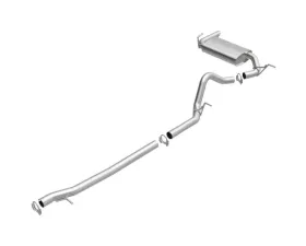 BRExhaust Direct-Fit Replacement Exhaust Kit Jeep Wrangler 2012-2018