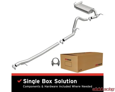 BRExhaust Direct-Fit Replacement Exhaust Kit Jeep Wrangler 2012-2018 - 106-0754