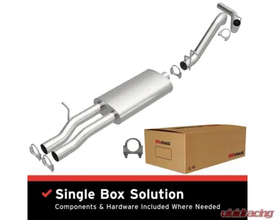 BRExhaust Direct-Fit Replacement Exhaust Kit Chevrolet Silverado | GMC Sierra 2500 2003-2007 - 106-0778