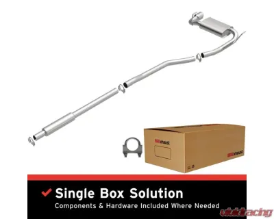 BRExhaust Direct-Fit Replacement Exhaust Kit Jeep Renegade 2015-2018 - 106-0809
