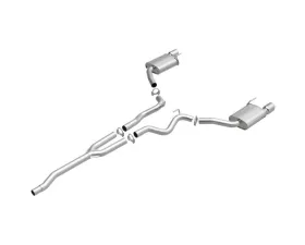BRExhaust Direct-Fit Replacement Exhaust Kit Ford Mustang 2.3L 2015-2023