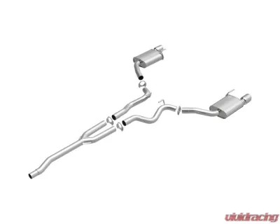 BRExhaust Direct-Fit Replacement Exhaust Kit Ford Mustang 2.3L 2015-2023 - 106-0821