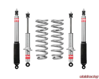 Eibach Pro-Truck Lift System Stage 1 Set of 4 Shocks + 2 Front Springs Toyota Tundra RWD 2000-2006 - E80-82-066-01-22