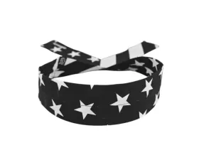 Zan Cooldanna Cotton Black & White Flag