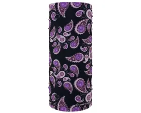 Zan Motley Tube Polyester Purple Paisley