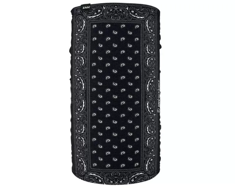 Zan Fleece Lined Motley Tube Black Paisley - TF101