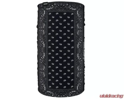 Zan Fleece Lined Motley Tube Black Paisley - TF101