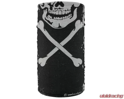 Zan Fleece Lined Motley Tube Skull Xbones - TF227