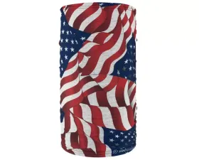Zan Fleece Lined Motley Tube Wavy American Flag
