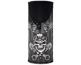 Zan Sportflex Windproof Motley Tube Series Biker Skull