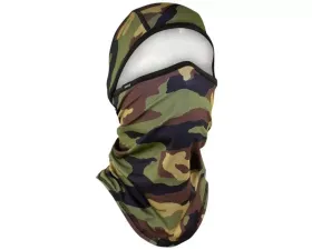 Zan Sportflex Series Convertible Balaclava Woodland Camo