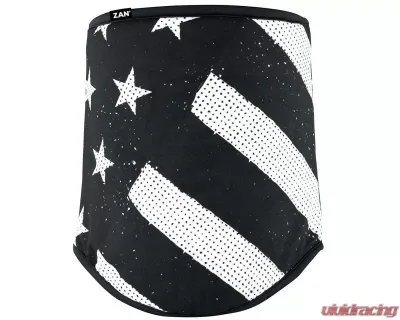 Zan Sportflex Neck Gaiter Series Black & White Flag - WFL091