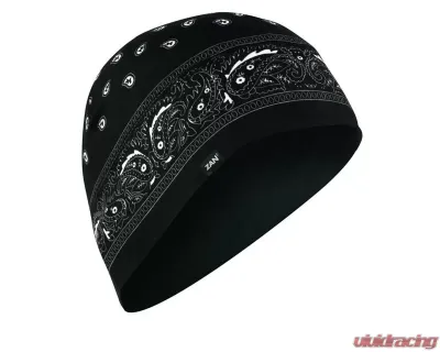 Zan Sportflex Beanie Series Black Paisley - WHLL101