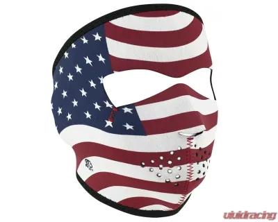 Zan Full Face Mask Neoprene Stars & Stripes - WNFM003