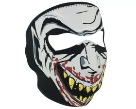 Zan Full Face Mask Neoprene Vampire Glow In The Dark