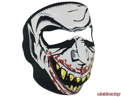 Zan Full Face Mask Neoprene Vampire Glow In The Dark - WNFM067G