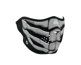 Zan Half Face Mask Neoprene Bone Breath Glow In The Dark
