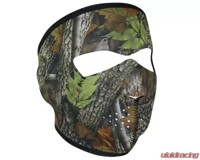 Zan Full Face Mask Neoprene Forest Camo - WNFM238