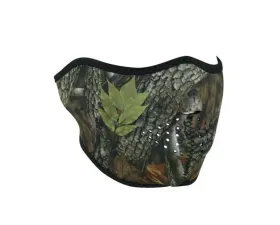 Zan Half Face Mask Neoprene Forest Camo