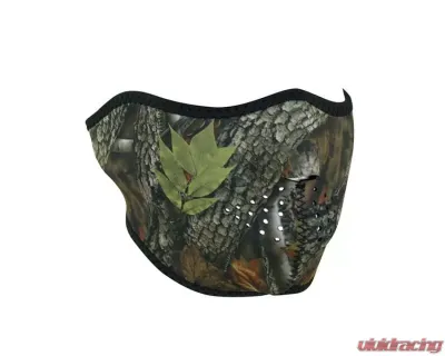 Zan Half Face Mask Neoprene Forest Camo - WNFM238H