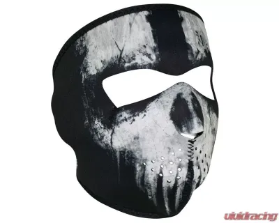 Zan Full Face Mask Neoprene Skull Ghost - WNFM409
