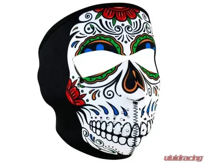 Zan Full Face Mask Neoprene Muerte Skull - WNFM413