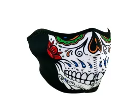 Zan Half Face Mask Neoprene Muerte Skull