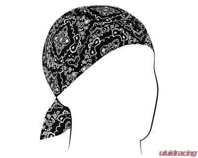 Zan Flydanna Cotton Black Paisley - Z101