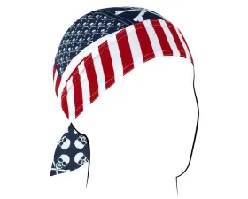 Zan Flydanna Cotton Patriot Skull