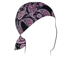 Zan Flydanna Cotton Purple Paisley