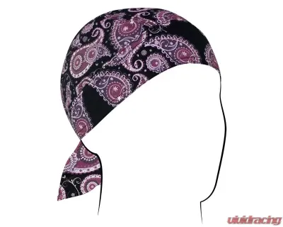 Zan Flydanna Cotton Purple Paisley - Z691