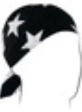 Zan Flydanna Cotton Black & White Vintage American                                     - Z903 - Image 2