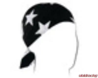 Zan Flydanna Cotton Black & White Vintage American - Z903