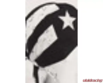 Zan Flydanna Cotton Black & White Vintage American - Z903