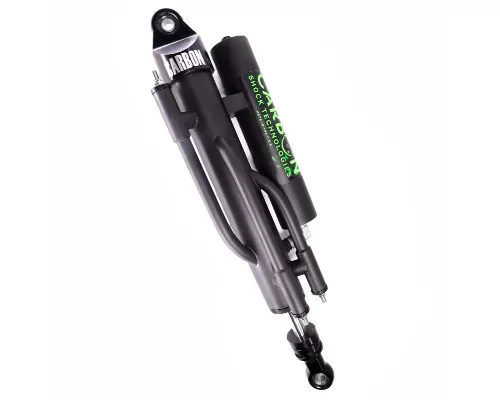 Carbon Shocks 3.0 Inch Diameter 4 Tube Large 1 Inch Bypass Shock 12 Inch Travel Piggyback Reservoir 3.5 Inch Rod End - BS12-30PB-35R-B4