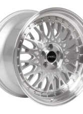 ARC Wheels AR01 18x8.5 5x108 35mm Silver Machine Face Lip Chrome Rivet Wheel                                     - AR01188551435SF-508 - Image 3