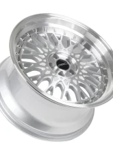 ARC Wheels AR01 18x8.5 5x115 35mm Silver Machine Face Lip Chrome Rivet Wheel                                     - AR01188551435SF-515 - Image 2