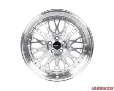 ARC Wheels AR01 18x9.5 5x115 35mm Silver Machine Face Lip Chrome Rivet Wheel - AR01189551435SF-515