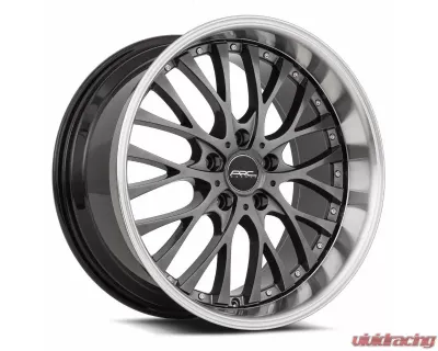ARC Wheels AR06 18x8 5x110 30mm Hyper Black Machine Lip Wheel - AR06188051430HB-510