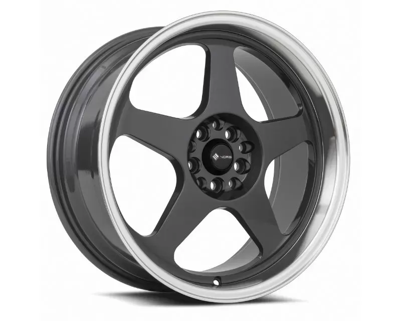 Vors Wheels SP1 17x8 5x100|5x114.3 35mm Hyper Black Machine Lip - SP01178010H35HB