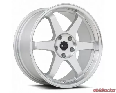 Vors Wheels TR37 18x8.5 5x114.3 35mm Silver Machine Face Lip - TR37188551435SF