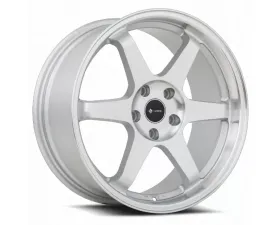 Vors Wheels TR37 18x9.5 5x108 35mm Silver Machine Face Lip