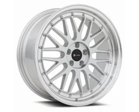 Vors Wheels VR8 19x9.5 5x114.3 35mm Silver Machine Lip Chrome Rivet