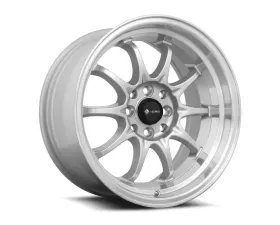 Vors Wheels TR3 16x8 4x98 20 mm Silver Machine Lip