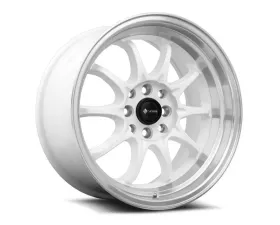 Vors Wheels TR3 16x8 4x98 20 mm White Machine Lip