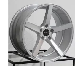 Vors Wheels TR5 19x9.5 5x108 35 mm Silver Machine Face