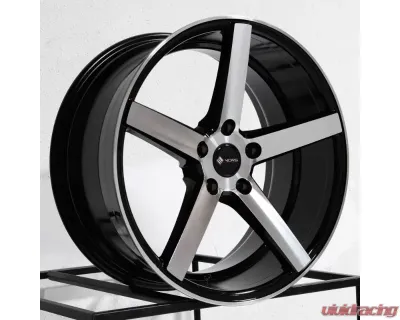 Vors Wheels TR5 20x8.5 5x112 35 mm Black Machined Face - TR05208551435BKF-512