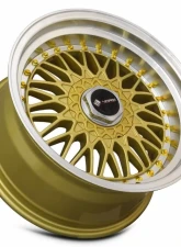 Vors Wheels VR3 16x8 5x112 20 mm Gold Machine Lip Gold Rivet                                     - VR031680xxx20GD-512 - Image 3