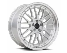 Vors Wheels VR8 20x8.5 5x108 35 mm Silver Machine Lip Chrome Rivet